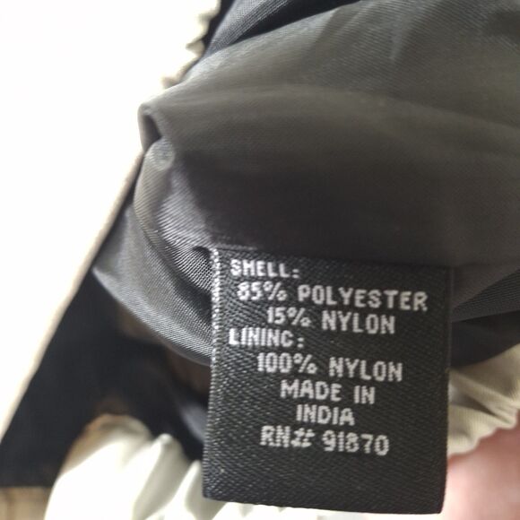 Alan Flusser Golf Jacket Mens XL White Full Zip Long Sleeve Pockets Course Club - Picture 5 of 9